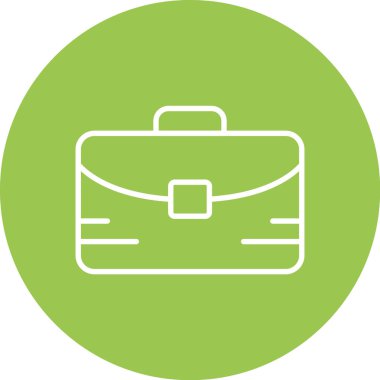 Çanta. Web simgesi basit illüstrasyon