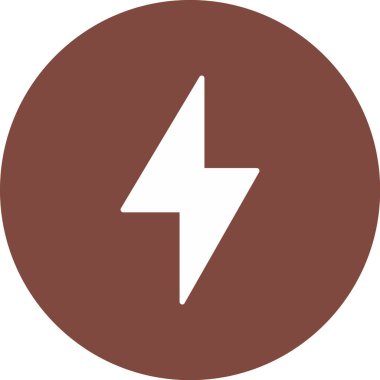 Elektrik prizi vektör simgesi. biçim düz simge sembolü, eko kahverengi renk, beyaz arkaplan.