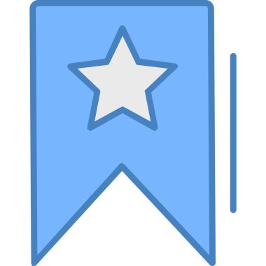 Yıldız. Web simgesi basit illüstrasyon