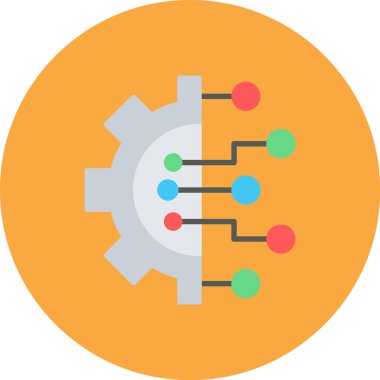 şebeke. Web simgesi basit illüstrasyon