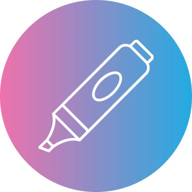 kalem simgesi vektör illüstrasyonu