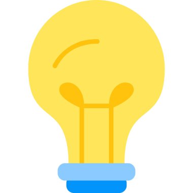 Ampul Simgesi, Vektör illüstrasyonu