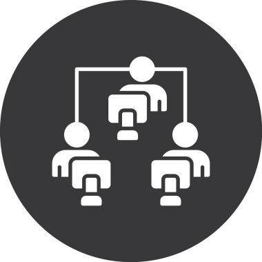 ağ simgesi. Beyaz arkaplanda izole edilmiş web tasarımı için ağ vektör simgesinin basit çizimi