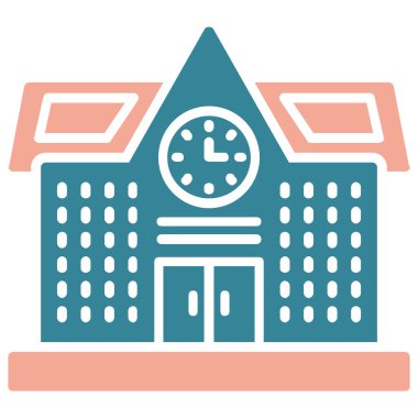 Saat simgesi vektör illüstrasyonu