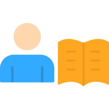 kitap simgesi vektör illüstrasyonu