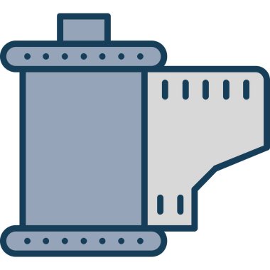 Mavi bir su tankının vektör çizimi