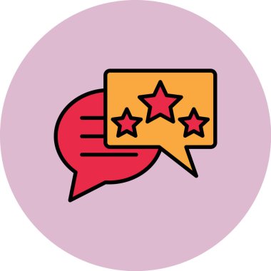 Konuş. Web simgesi basit tasarım