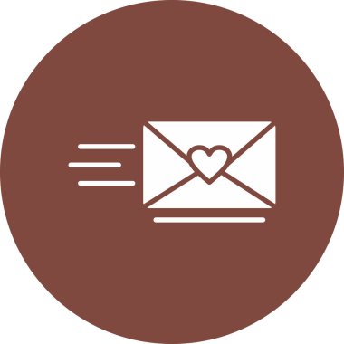 Aşk. Web simgesi basit tasarım