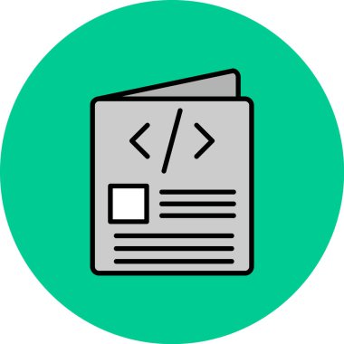 Web simgesi, vektör illüstrasyonu