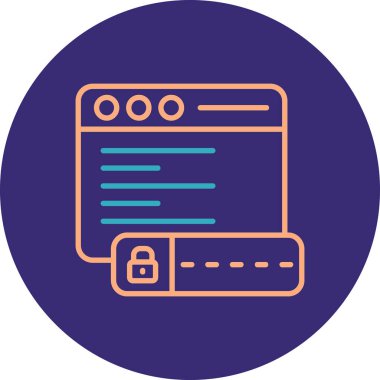 Web sitesi tasarımının web simgesi, vektör illüstrasyon tasarımı