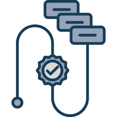 seo modern simgesinin vektör illüstrasyonu