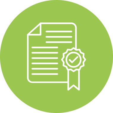 diploma. Web simgesi basit illüstrasyon