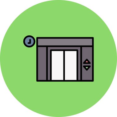 kapı vektör simgesi kolayca değiştirebilir ya da düzenleyebilir