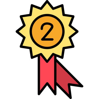 Madalya ödülü vektör illüstrasyonu