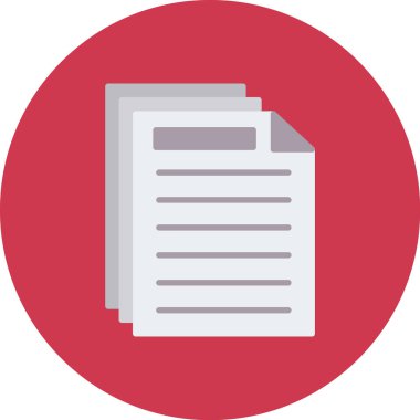 dosya vektör simgesi modern basit illüstrasyon