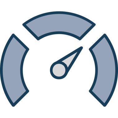 Göstergenin Vektör İllüstrasyonu, Basit Simge