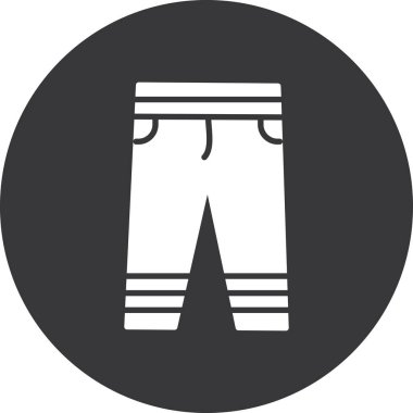 Pantolon. Web simgesi basit tasarım