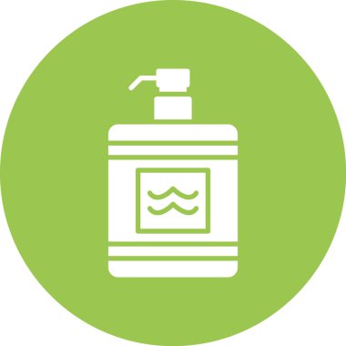 Su şişesi simgesinin vektör çizimi, vektör illüstrasyonu