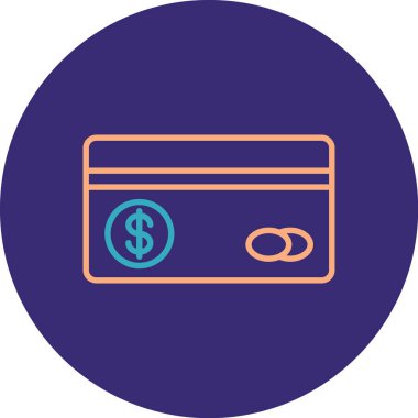 vektör kredi kartı simgesi