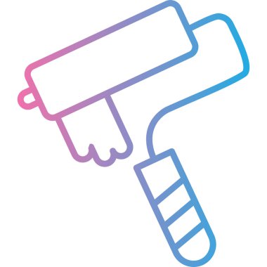 Fırça simgesi vektör illüstrasyonu