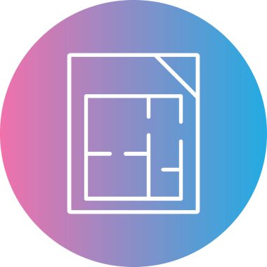 Modern eğitim ikonunun vektör illüstrasyonu