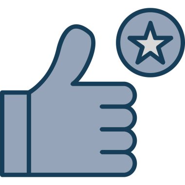 Gibi. Web simgesi basit illüstrasyon