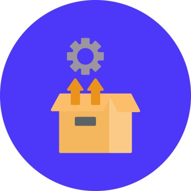 Bir ev simgesinin vektör illüstrasyonu