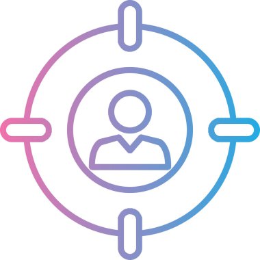 kullanıcı. Web simgesi basit illüstrasyon