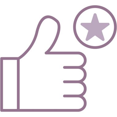 başparmak vektör simgesi