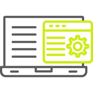 Web simgesi vektör illüstrasyonu