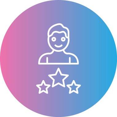 İnsan simgesinin vektör illüstrasyonu