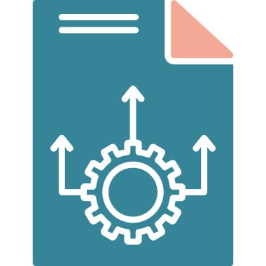 Web geliştirme simgesi, basit vektör illüstrasyonu