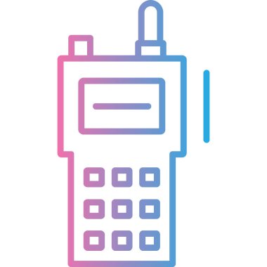 cep telefonu, vektör illüstrasyonu basit tasarım