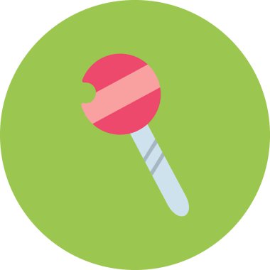 - Şeker. Web simgesi basit illüstrasyon