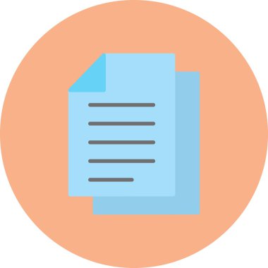 dosya belgesi vektör illüstrasyonu