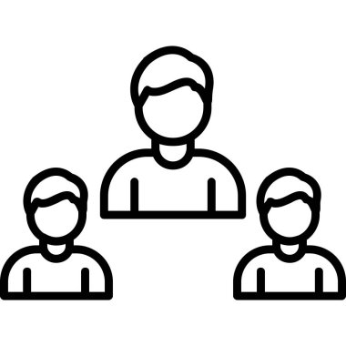 takım toplantı vektör simgesi