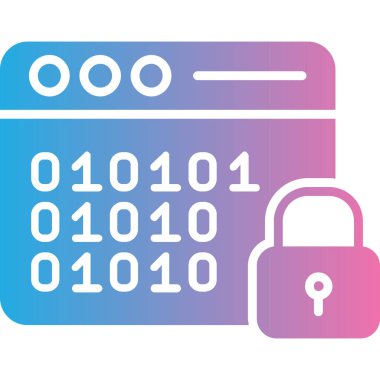 Kilit. Web simgesi basit illüstrasyon