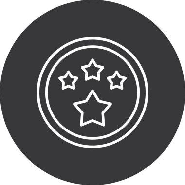 yıldız simgesi vektör illüstrasyonu