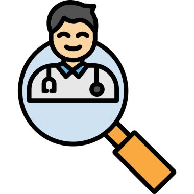 Büyüteç ile doktor