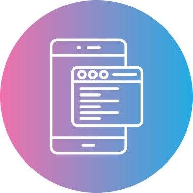 seo modern simgesinin vektör illüstrasyonu