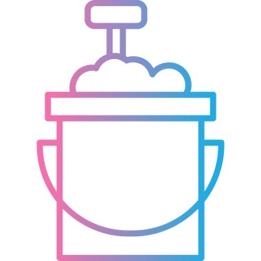 Kahve fincanı. Web simgesi basit illüstrasyon