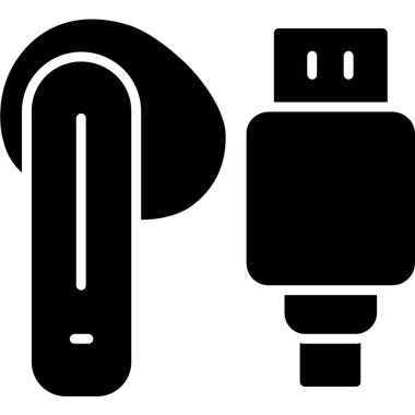 elektrik dolgu simgesi, vektör illüstrasyonu