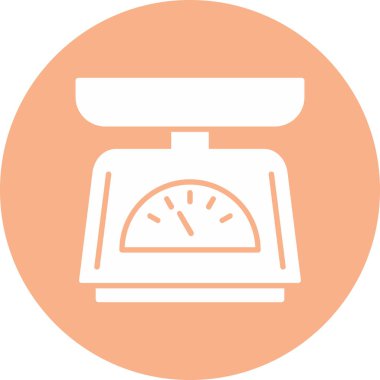 İzole edilmiş tek bir mutfak makinesi simgesinin vektör çizimi