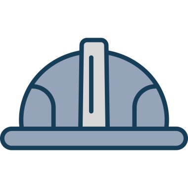 İnşaat renkli vektör simgesi