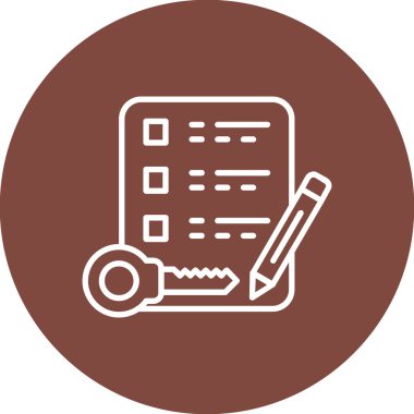 belge simgesi vektör illüstrasyonu