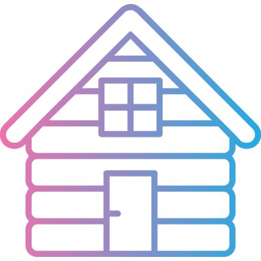 ev simgesi, vektör illüstrasyonu