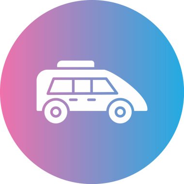 araba simgesi vektör illüstrasyonu