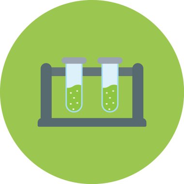 test tüp vektör simgesi