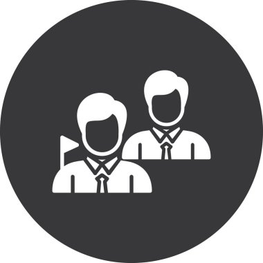 iş ve finans satırı vektör simgesi.