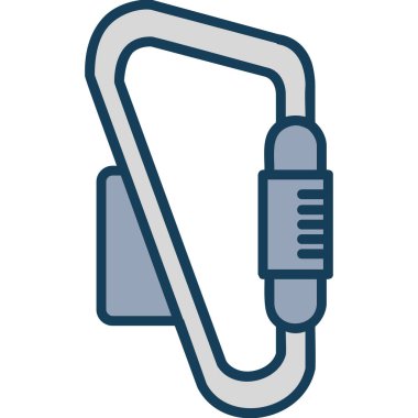 Karabinanın Vektör İllüstrasyonu, Basit Simge